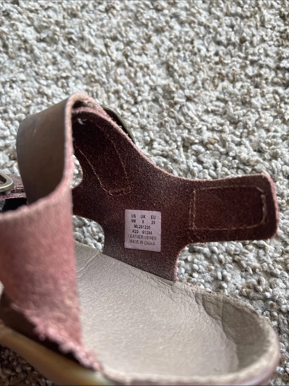 Merrell toddler leather sandals